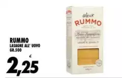 Rummo - Lasagne All' Uovo Rummo - Lasagne All' Uovo