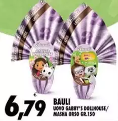 Bauli - Uovo Gabby's Dollhouse/ Masha Orso