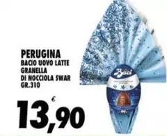 Perugina - Bacio Uovo Latte Granella Di Nocciola Swar