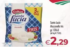 Galbani - Santa Lucia Mozzarella Tris