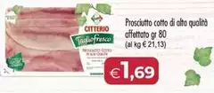 Citterio - Prosciutto Cotto Di Alto Qualità Citterio - Prosciutto Cotto Di Alto Qualità