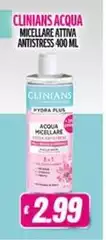 Clinians - Acqua Micellare Attiva Antistress Clinians - Acqua Micellare Attiva Antistress