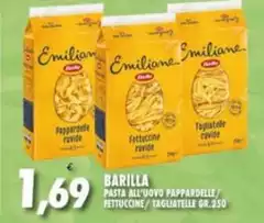 Barilla - Pasta All'Uovo Pappardelle/ Fettuccine/ Tagliatelle Barilla - Pasta All'Uovo Pappardelle/ Fettuccine/ Tagliatelle