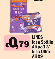 Lines -  Idea Sottile Ali Pz.12
