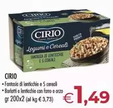 Cirio - Fontasio Di Lenticchie E 5 Cereali