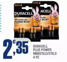 Duracell - Plus Power Ministilo/Silo