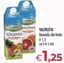 Valfrutta - Bevanda Alla Frutta Valfrutta - Bevanda Alla Frutta