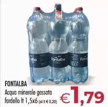 Fontalba - Acqua Minerale Gassata Fardello