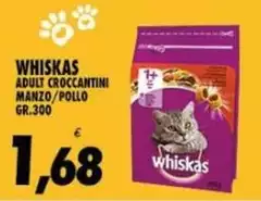 Whiskas - Adult Croccantini Manzo/Pollo