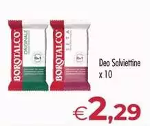 Borotalco - Deo Salviettine