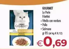Gourmet Purina - Le Perle Filettini Vitello Con Verdure