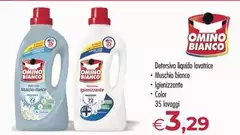 Omino Bianco - Detersivo Liquido Lavatrice Muschio Bianco Omino Bianco - Detersivo Liquido Lavatrice Muschio Bianco
