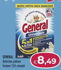 General - Detersivo Polvere Fustone 104 Misurini