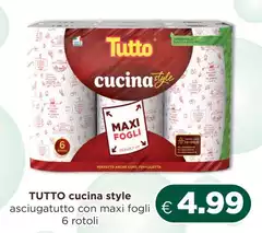 Tuttogelo - Cucina Style Asciugatutto Con Maxi Fogli