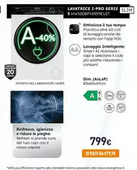 Haier - Lavatrice I-Pro Serie Slim 5 HW100BP14959EUIT