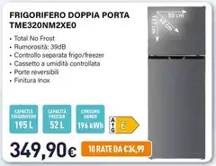 Electroline - Frigorifero Doppia Porta TME320NM2XE0