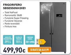 Electroline - Frigorifero SBSE550NH3XE1