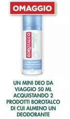Borotalco - Um Mini Deo Da Acolchetto 2 Prodotti  Di Cui