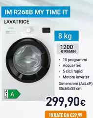 Indesit - IM R268B MY TIME IT Lavatrice 