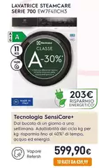 Electrolux - Lavatrice Steamcare Serie 700 EW7F411CH3