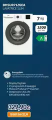 Beko - BMSUR7126EA Lavatrice Slim