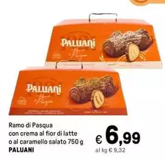 Paluani - Ramo Di Pasqua Con Crema Al Fior Di Latte O Al Caramello Salato