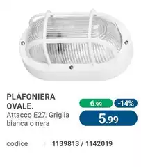 Ledvance - Plafoniera Ovale. Ledvance - Plafoniera Ovale.