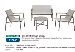 Domo Mea - Salottino Best Sand. 