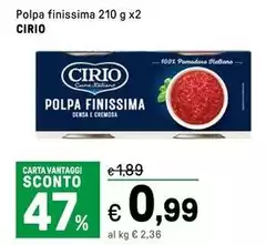 Cirio - Polpa Finissima