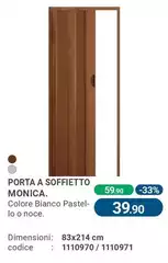 Porta A Soffietto Monica. 