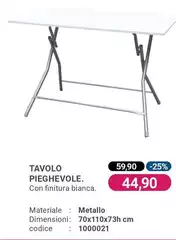 Tavolo Pieghevole.