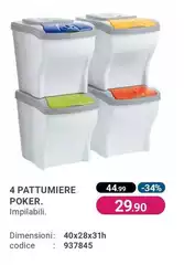 4 Pattumiere Poker. 