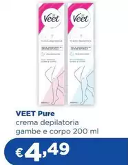 Veet - Pure Crema Depilatoria Gambe E Corpo