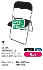 Sedia Pieghevole.