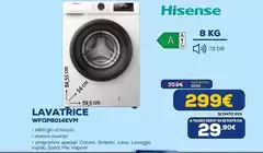 Hisense - Lavatrice Wfqp8014evm
