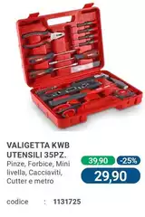 Einhell - Valigetta KWB Utensili 35pz. 