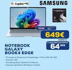 Samsung - Notebook Galaxy Book4 Edge Samsung - Notebook Galaxy Book4 Edge