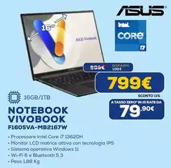 Asus - Notebook Vivobook F1605va-mb216rw Asus - Notebook Vivobook F1605va-mb216rw