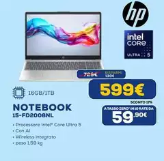 HP - Notebook 15-Fd2008n