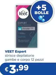 Veet - Expert Strisce Depilatorie Gambe E Corpo