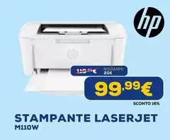 HP - Stampante Laserjet M110W