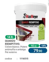 Max Meyer Max Meyer - Quarzo Riempitivo. Max Meyer Max Meyer - Quarzo Riempitivo.