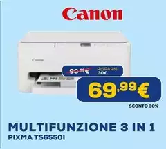 Canon - Multifunzione 3 In 1 Pixma Ts65501 Canon - Multifunzione 3 In 1 Pixma Ts65501