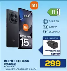 Xiaomi - Redmi Note 15 5G 8/512GB Xiaomi - Redmi Note 15 5G 8/512GB