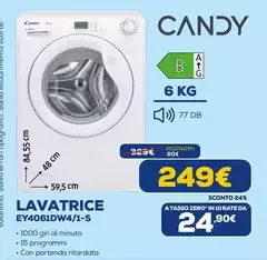Candy - Lavatrice EY4061DW4/1-S