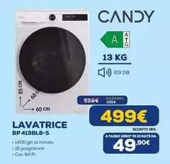 Candy - Lavatrice Bp 413BL8-S
