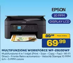 Epson - Multifunzione Workforce WF-2910DWF