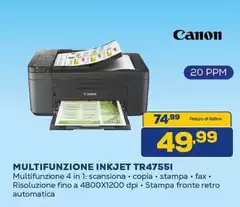 Canon - Multifunzione Inkjet TR4755I