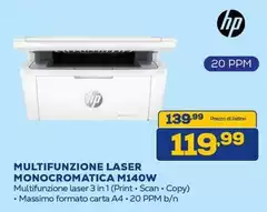 HP - Multifunzione Laser Monocromatica M140W