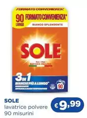 Sole - Lavatrice Polvere